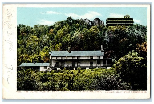 1906 The Craven House & Point Lookout View Lookout Mountain Tennessee ...
