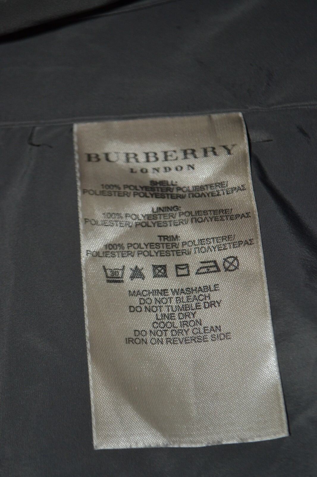 Burberry London Men Partial Lining Nova Check Full Zip Windbreaker Jacket Sz XL thumbnail 14