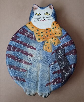 Decorative, Ceramic Kitchen Cat From Italy