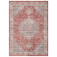 SAFAVIEH Kenitra Collection KRA672R Red / Blue Rug