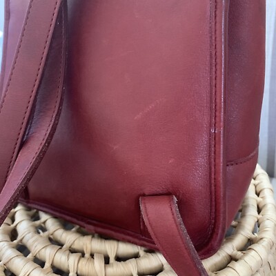 Vintage Coach 9960 Red Daypack Backpack | eBay display picture 3