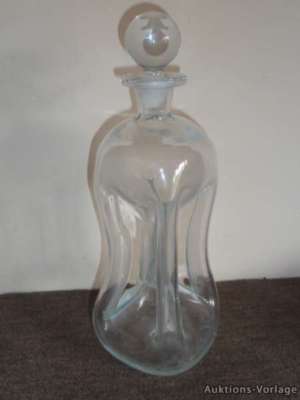 Kastrup HOLMEGAARD Denmark - Gluckerflasche - 60er Jahre mit Glasstöpsel