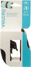VELCRO(R) Brand All Purpose Straps 2"X36" 2/Pkg-Black, Set Of 3