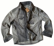 BELSTAFF LIGHTWEIGHT WEATHERPROOF OLD SILVER JACKET BRAND NEW TAGS RARE SZ: M