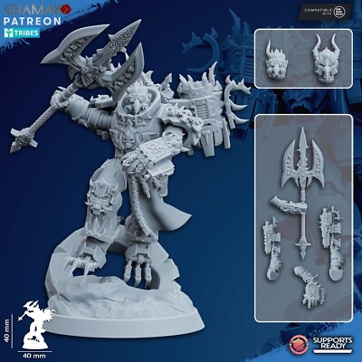 Heretic Knights Talon Void Ghamak für Chaos CSM  Black Haarken Tabletop Sci-Fi