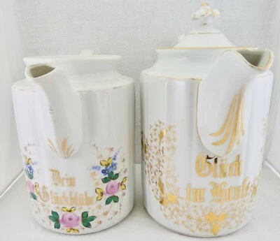 2 alte Kaffeen Kanne Porzellan ua CT Altwasser Glück im Hause - Bild 1 von 4