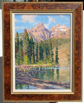 絵画 Mountain ridge lake Mountain Ridge Lake