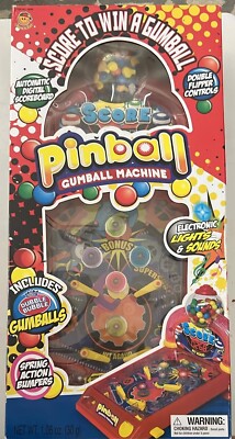BRAND NEW Arcade Pinball Machine Bubble Gum Dispenser Double Bubble  Fun