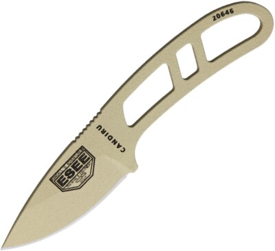 ESEE Candiru Series Fixed Knife 2'' 1095HC Steel Full Tang One Piece Construction