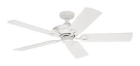 Outdoor Deckenventilator Ohne Licht Terrasse Deckenventilator Maribel Weiß 132Cm