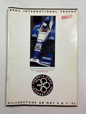 BRDC International Trophy - Silverstone GB May 8th & 9th 1993 Official Programme