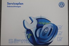 VW Serviceplan - Jan. 1998 "Ohne Einträge" Serviceheft Wartungsheft Kundendienst