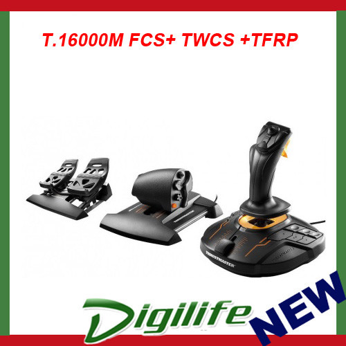 Thrustmaster T.16000M, TWCS Throttle, Rudder Pedals 3in1 FCS Flight ...
