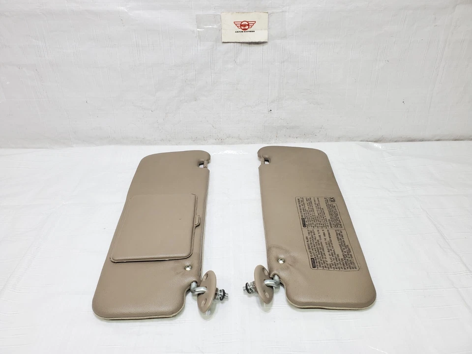 1996-1998 Toyota 4Runner Sun Visor Right Passenger Left Driver Sunvisor Set OEM Foto 2 de 4