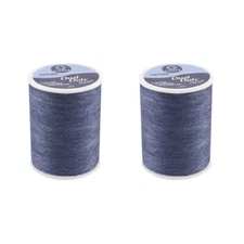 New Coats & Clark Blue Denim Jean Thread 180x2 yard (360 yard) Cotton/Polyester