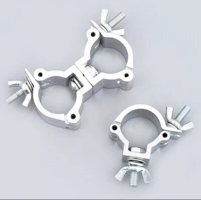 Swivel Double Coupler for 18-52mm Tube Trussing Clamp Heavy Duty Aluminium Clamp