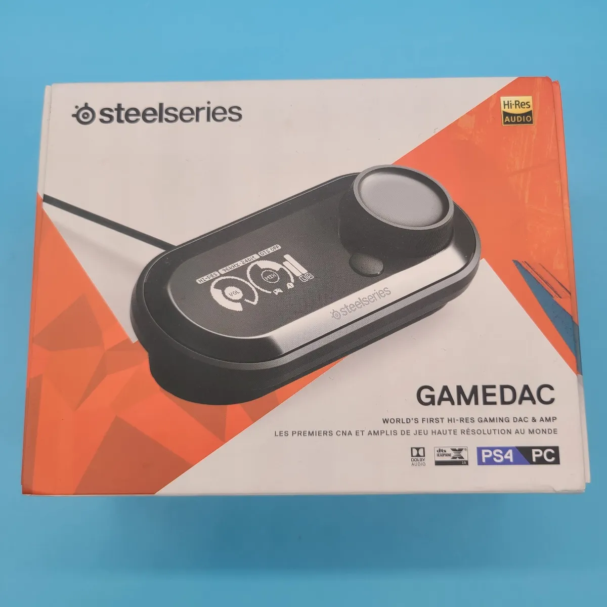 Steelseries GameDac Certified Hi-Res Gaming DAC & Amp For Ps4 & PC.