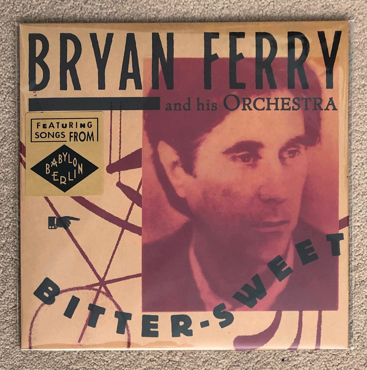 BRYAN FERRY & HIS ORCHESTRA * BITTER-SWEET * VINYL w