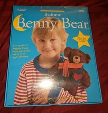BEDTIME BENNY BEAR CURIOSITY KITS 12" MAKE YOUR OWN PLUSH WITH ABC COLORING BOOK