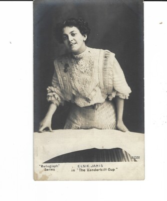 Elsie Janis American Actress Vanderbilt Cup RPPC Vtg Rotograph Postcard
