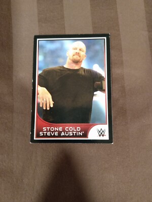 WWE 2016 Topps Road To WrestleMania DVD Exclusive Stone Cold Steve Austin # 112