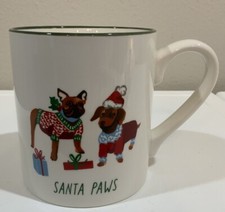 Threshold Stoneware Santa Paws Christmas Dog ...