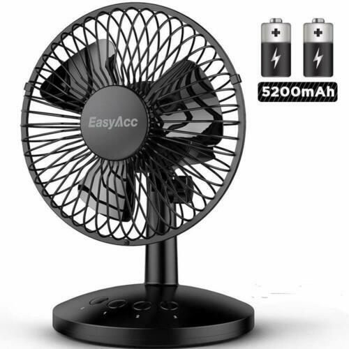 Breezamax Ventilatore Raffreddatore Portatile USB-C – 3 Velocità, Batteria 3000mAh, Per Scrivania E Parete