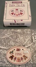 Longaberger 1996 Baby Basket Tie On #32310 - See Pictures, New!