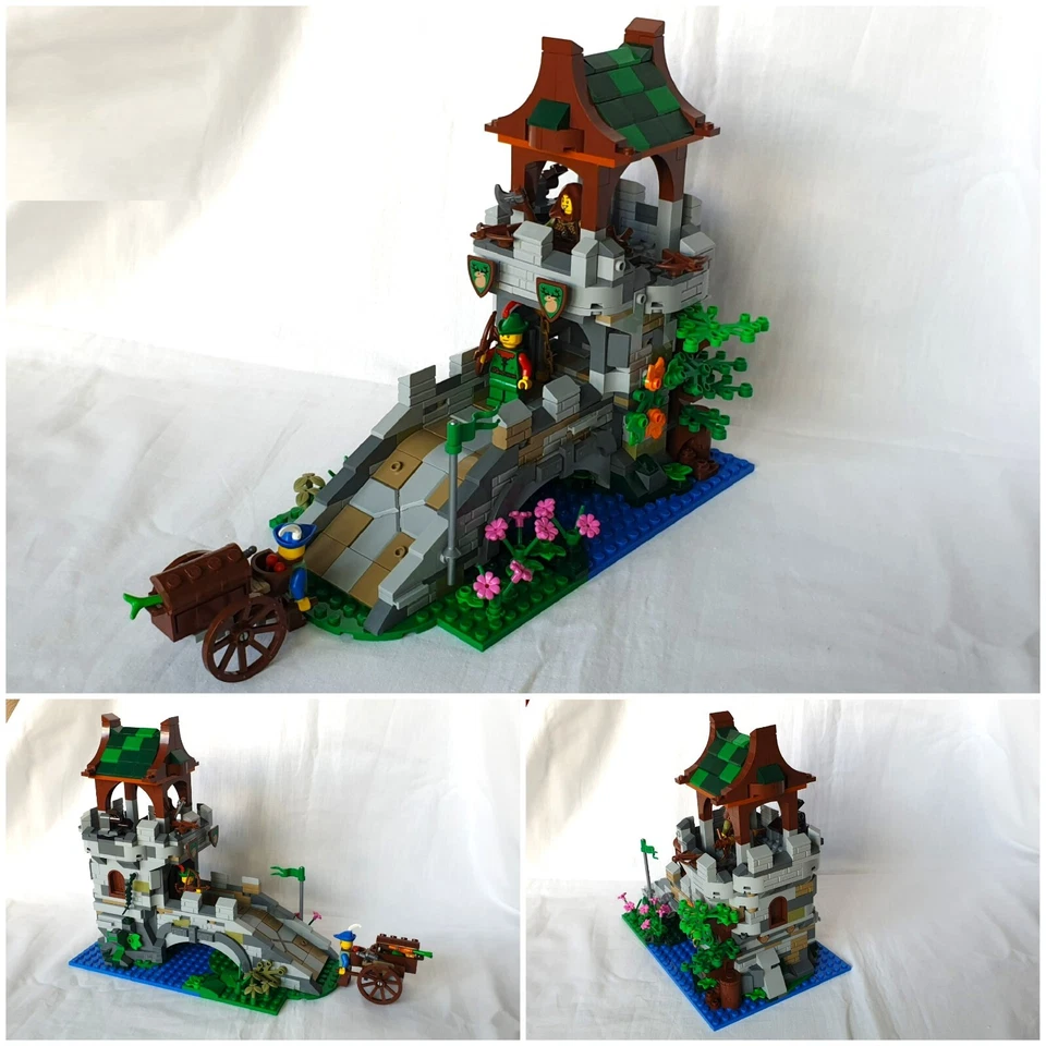 MOC aus LEGO®-Teilen Forestmen Brückenwachturm Ritter Passt zu 10332 BrM2314 - Bild 2 von 4