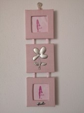 Portafoto Da parete Barbie in Argento e Tessuto 