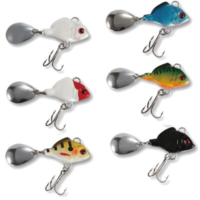 Paladin Double Action Spin 14g Bleikopfspinner für Barsch, Forelle und Rapfen