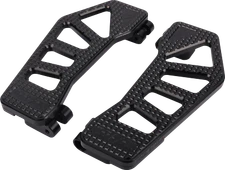 Thrashin Apex Black Front Driver Floorboards 1980-2023 Harley Touring Softail