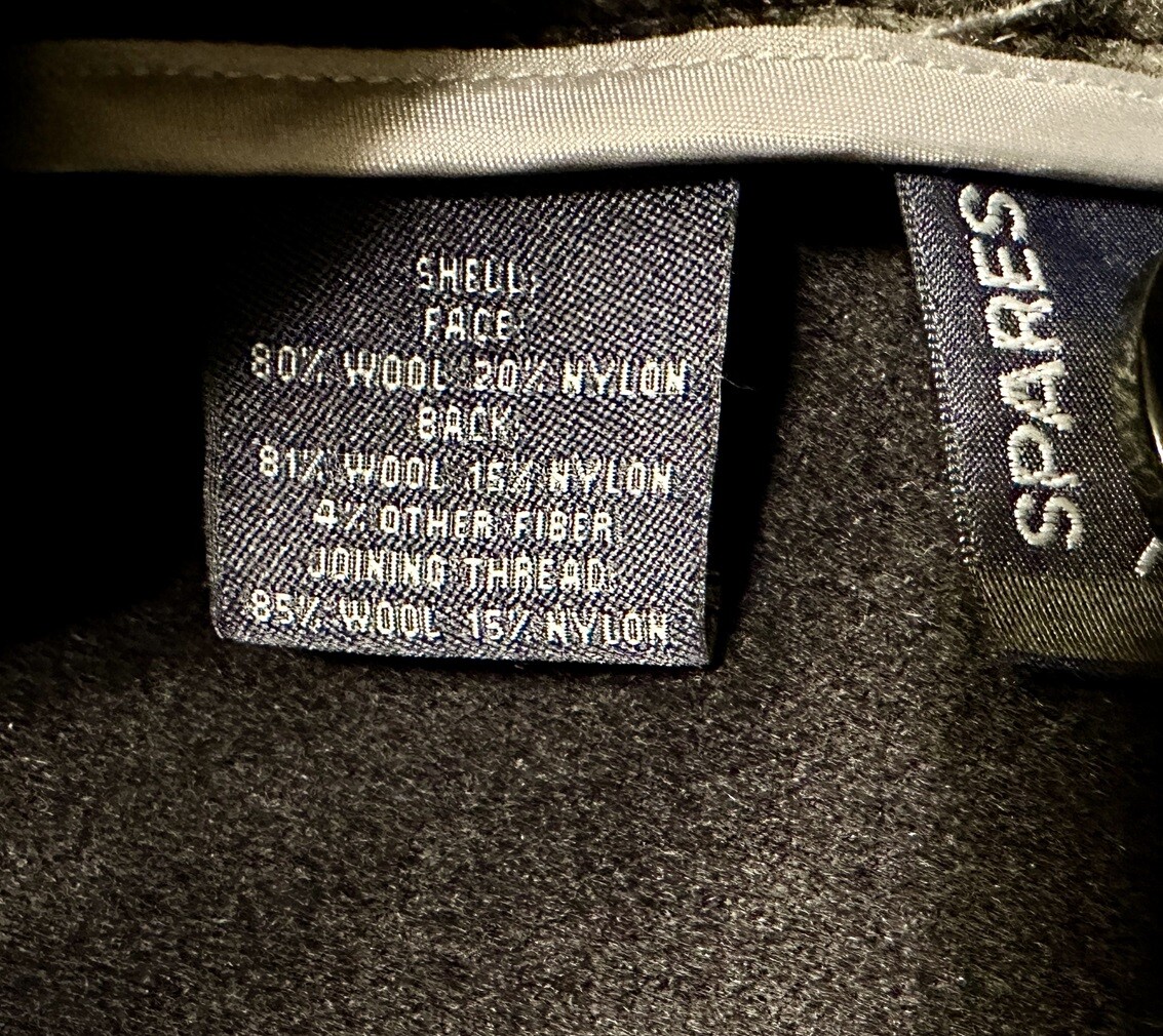 Roundtree & Yorke Men's Wool Peacoat, Size-M