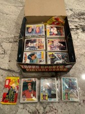 1984 Topps Unopened  Rack Packs baseball cards 27 rack packs & display box