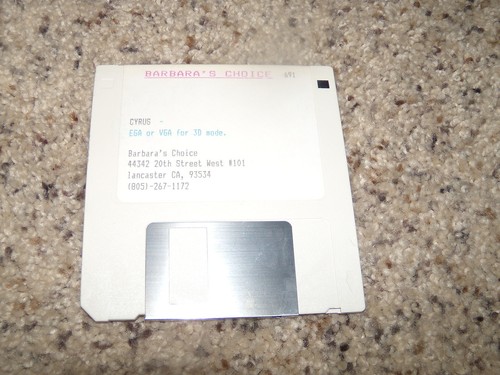 Cyrus EGA or VGA - 3.5" floppy disk - 第 1/2 張圖片