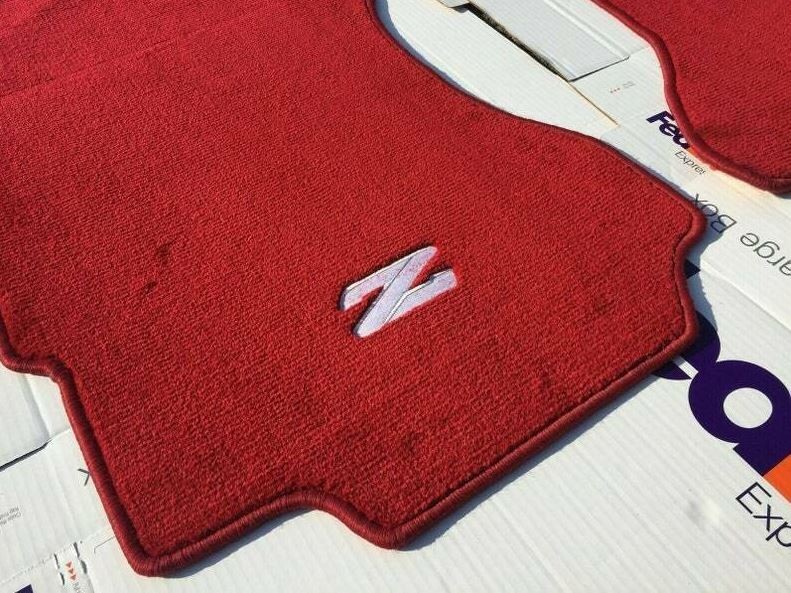Fit For NISSAN Z32 300ZX Fairlady Z Floor mats carpet Red 1990-96