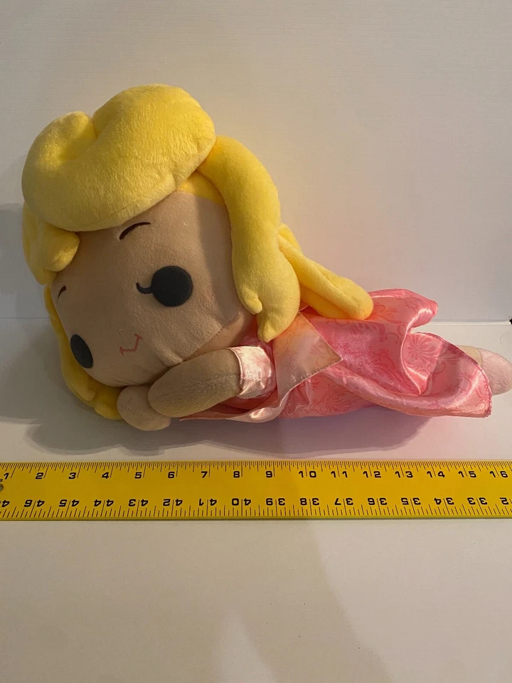 Muñeca de Peluche Aurora Bella Durmiente SEGA Pastel Soñador Kirakira Rara Enorme Rosa  Foto 4 de 4