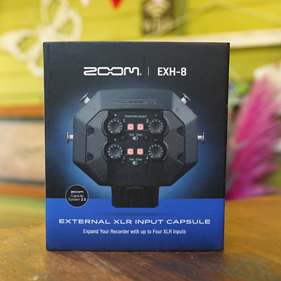 Zoom EXH-8 XLR Capsule with 4 Microphone Inputs for H8 Recorder