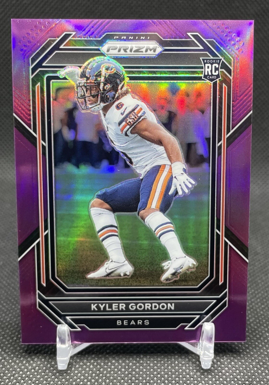 2022 Panini Prizm Kyler Gordon Purple Prizm /125 #385 Chicago Bears
