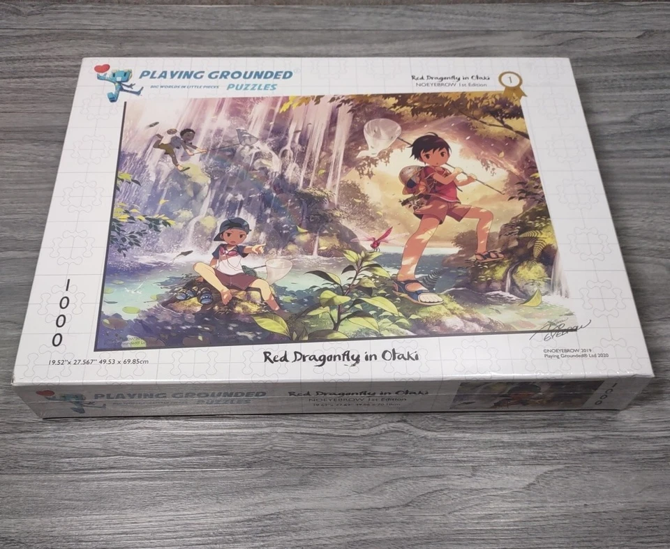 Puzzles de Juego a Tierra 1000 Piezas 'Libélula Roja en Otaki' 1ª Edición NUEVO Foto 2 de 4