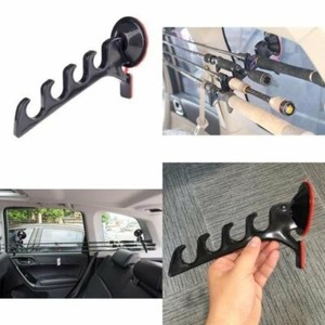 ATeamProducts Suction Cup Fishing Rod Rack Pole Holder for 