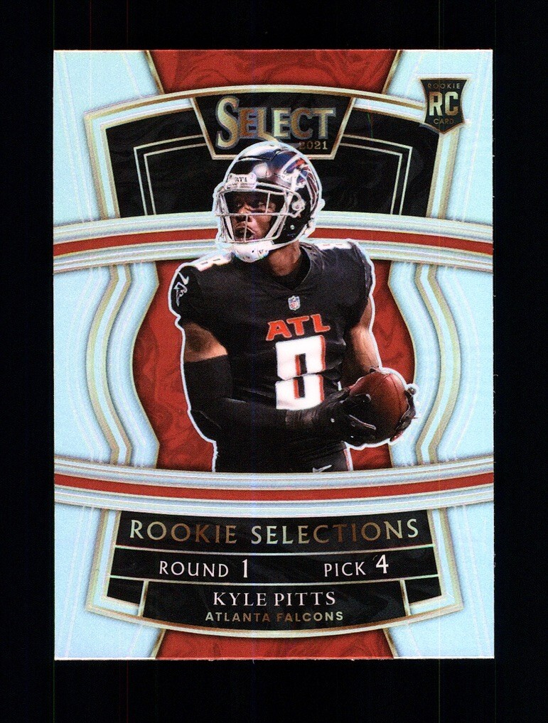 2021 SELECT #RS-6 KYLE PITTS ROOKIE SELECTIONS SILVER PRIZM RC ATLANTA FALCONS
