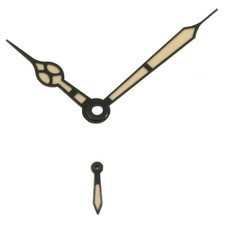 Zeiger für ETA 6497 6498 12,5/17/5mm / Hands Superluminova AIGUILLES PVD BLACK