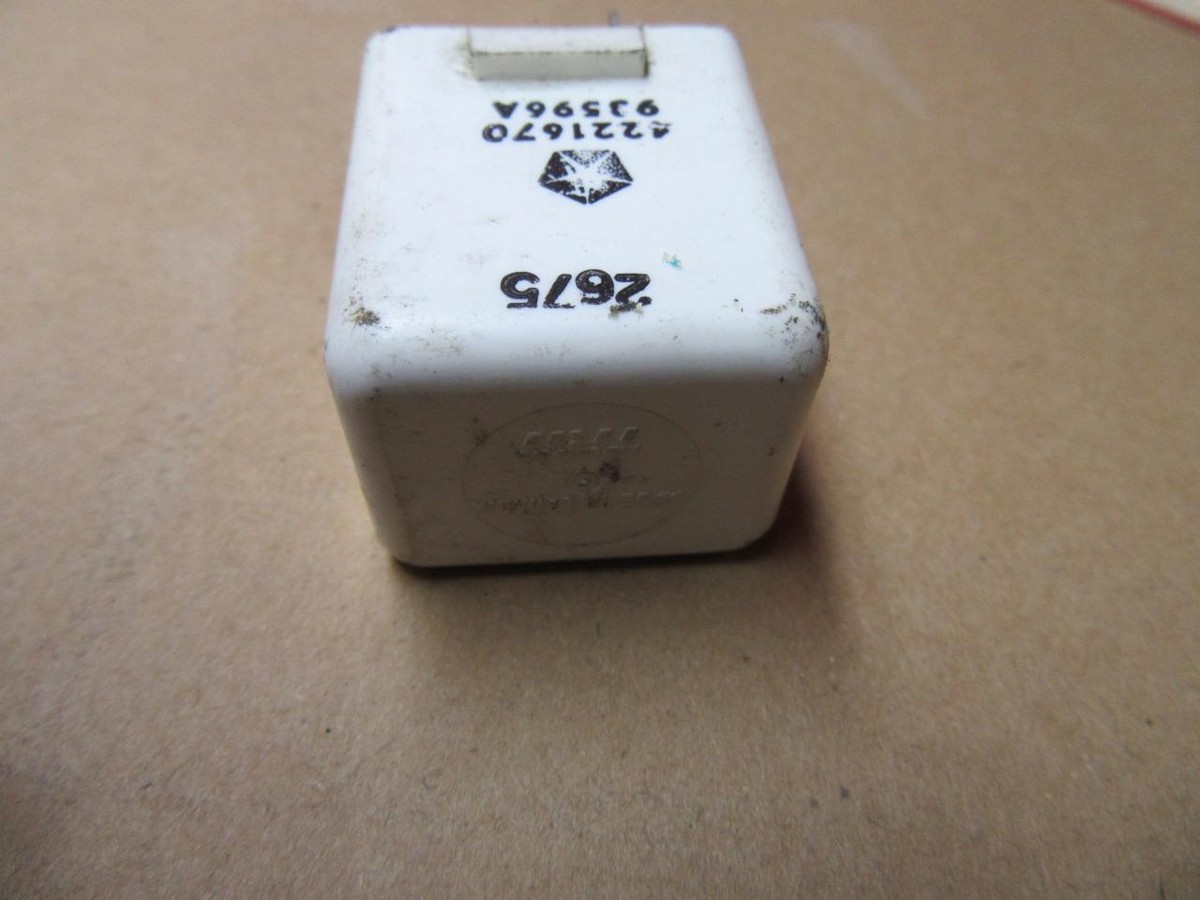 Mopar #2675/4221670/93596A Relay | eBay 