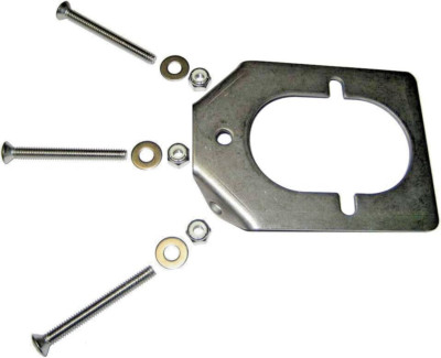 Lees Heavy Duty Rod Holder Backing Plate Stainless Steel 0 15 30 Degree 2.25''