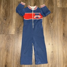 Vintage Carter s Touch Down One-Piece Jumpsuit, Size 3T, Made In USA
