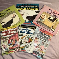 Black Lagoon Adventures Lot of 6 Mike Thaler Books Chapter & Picture Books