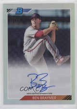 2020 Bowman Heritage Chrome Prospects Refractor /99 Ben Braymer Auto mm8