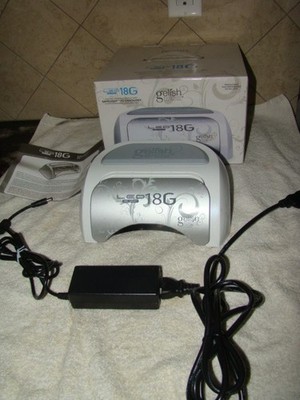 Barely Used Gelish 18G Classic LED Light Professional Nail Curing Lamp  Complete