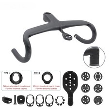 Road Bike Full Carbon Integrated Handlebar Internal Cable with Spacer -6 